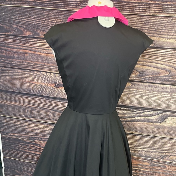 Orchid Bloom Rockabilly button front dress - Picture 2 of 6